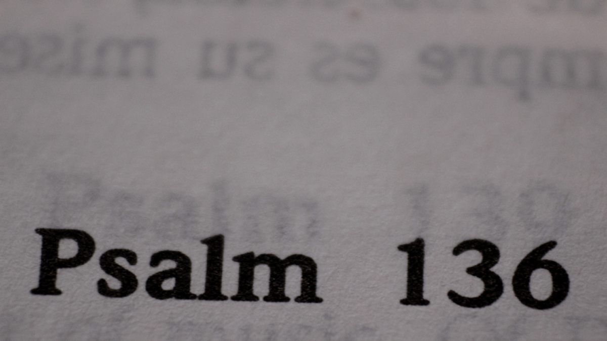 Moments with Mike: A Psalm 136 Appointment
